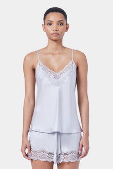 Silk Lace Cami | Silver