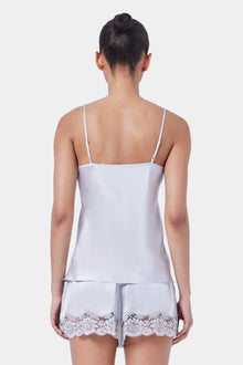 Silk Lace Cami | Silver