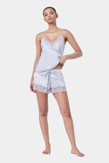 Silk Lace Cami | Silver