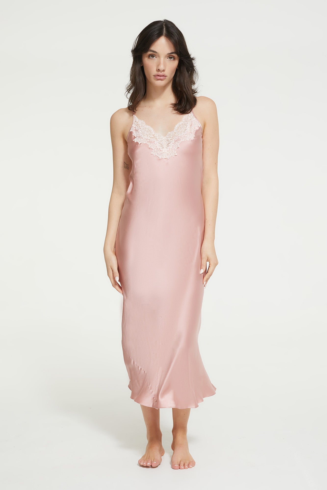 Silk Lace Slip | Bridal Rose