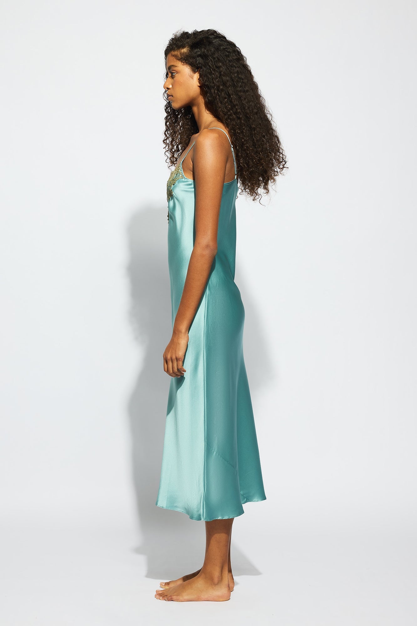 Silk Lace Slip | River
