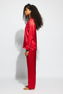 Fine Finishes Pajama | Chilli Red With Candy Pink