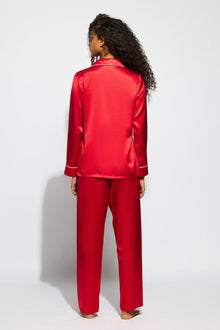 Fine Finishes Pajama | Chilli Red With Candy Pink
