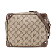Gucci | Pre-Owned GG Supreme Soft Trunk Crossbody | Brown/Beige