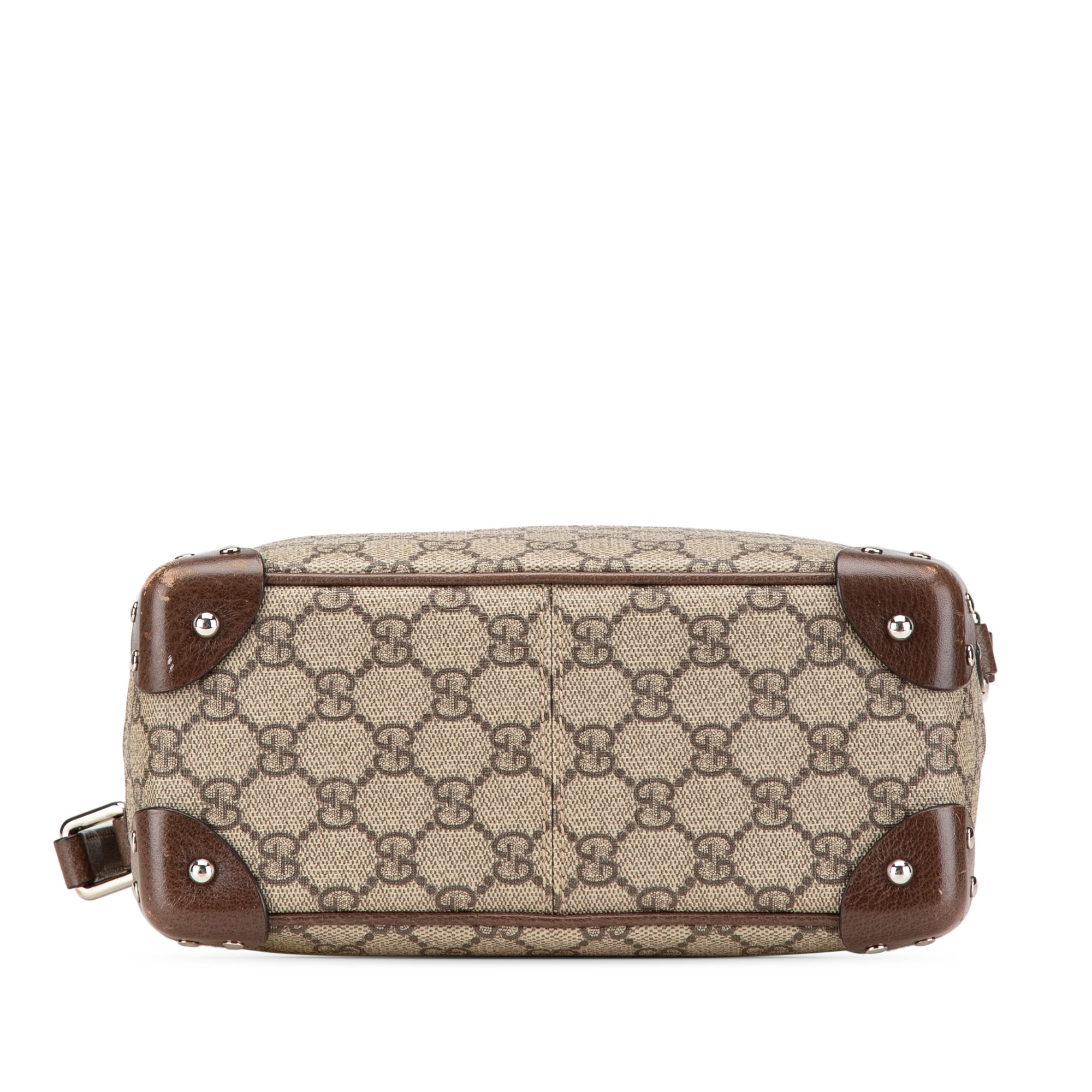 Gucci | Pre-Owned GG Supreme Soft Trunk Crossbody | Brown/Beige