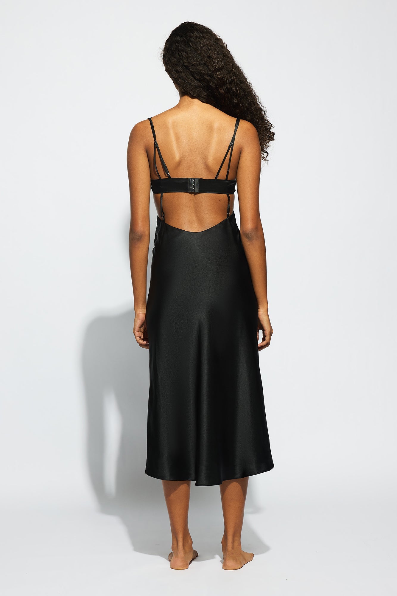 The Melody Slip By GINIA in Black