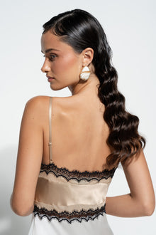 Billie Slip | Gold/Cream