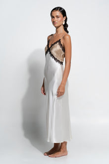 Billie Slip | Gold/Cream