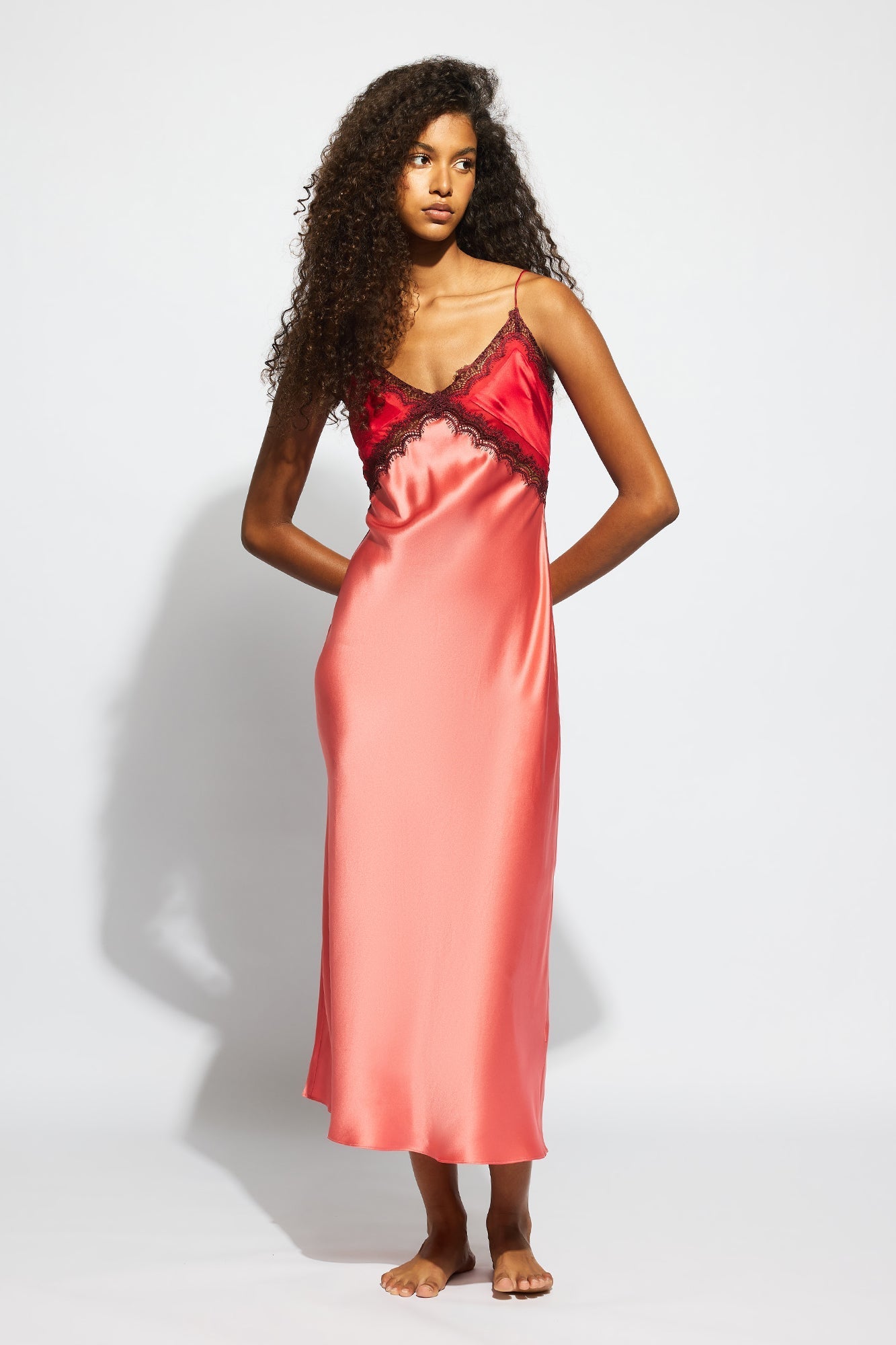 Billie Slip | Dusty Rose / Chilli Red