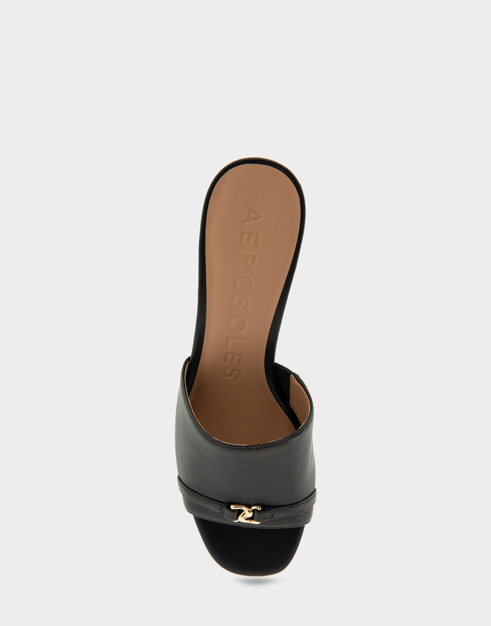 Gela Sandals | Black Leather