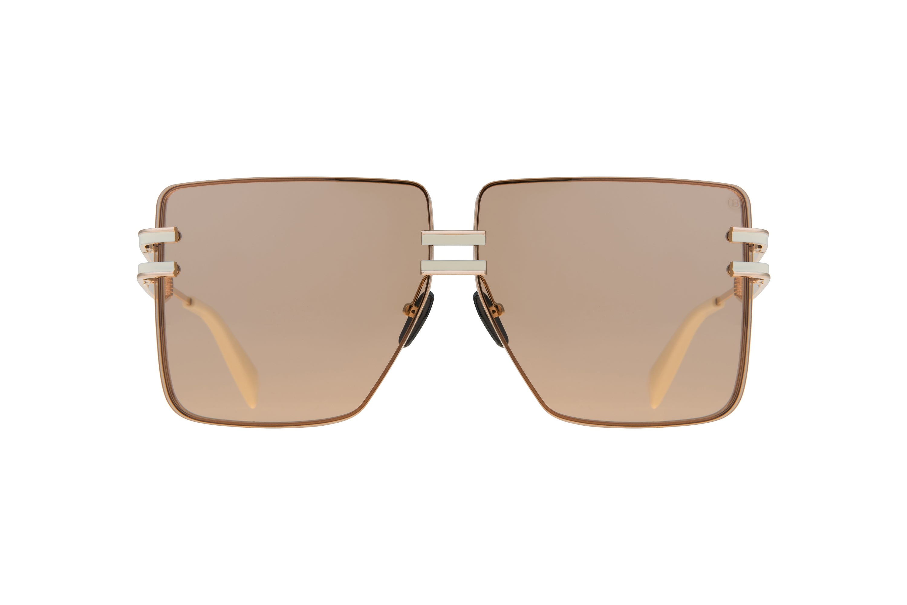 Womens | Gendarme Sunglass | White Gold - Bone | Medium Brown