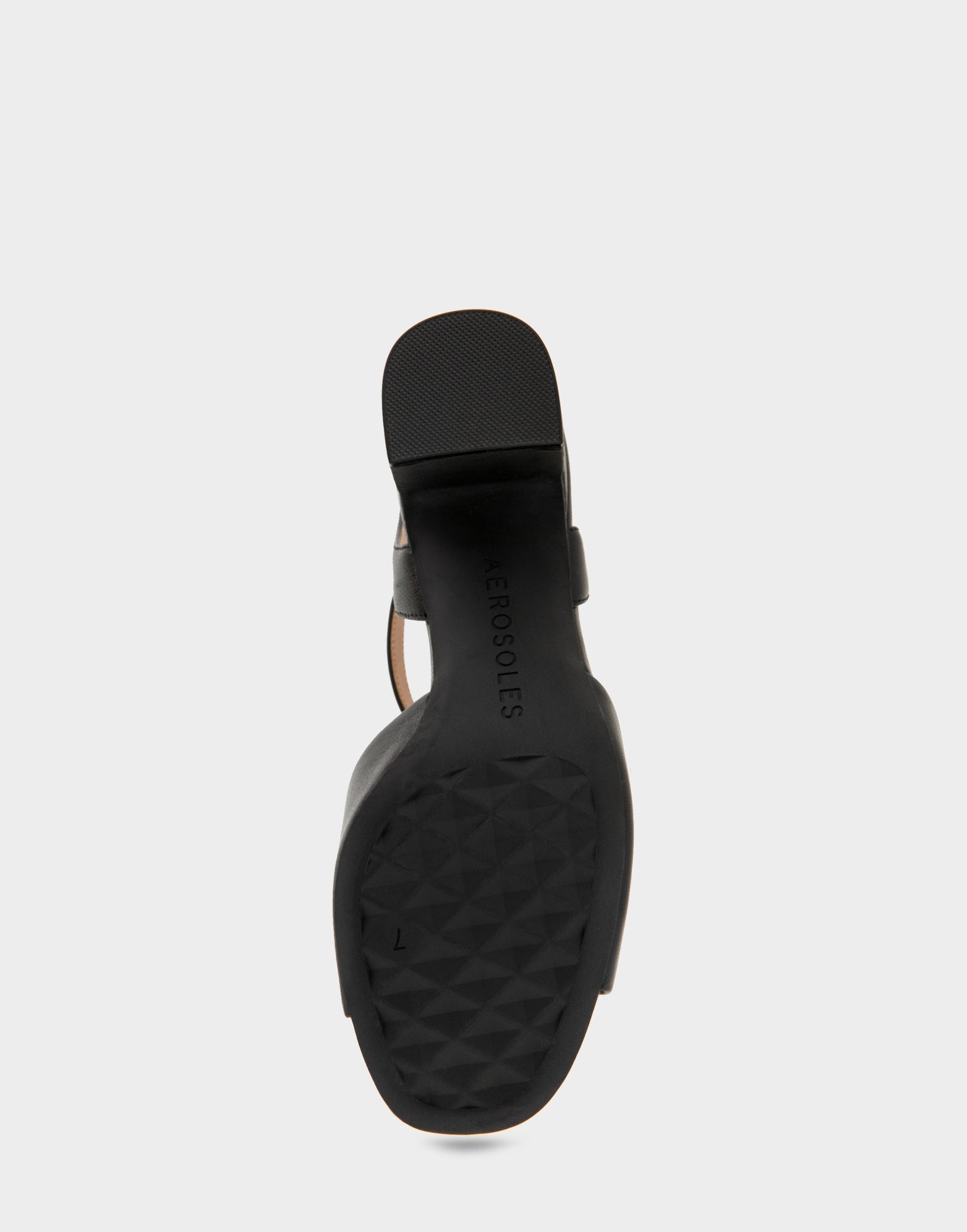 Gerda Sandals | Black Shiny Leather