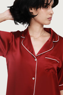 Fine Finishes Short Pajama | Red