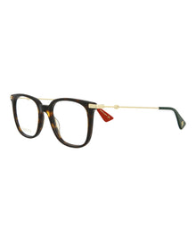 Gucci Square Acetate Optical Frames | Havana