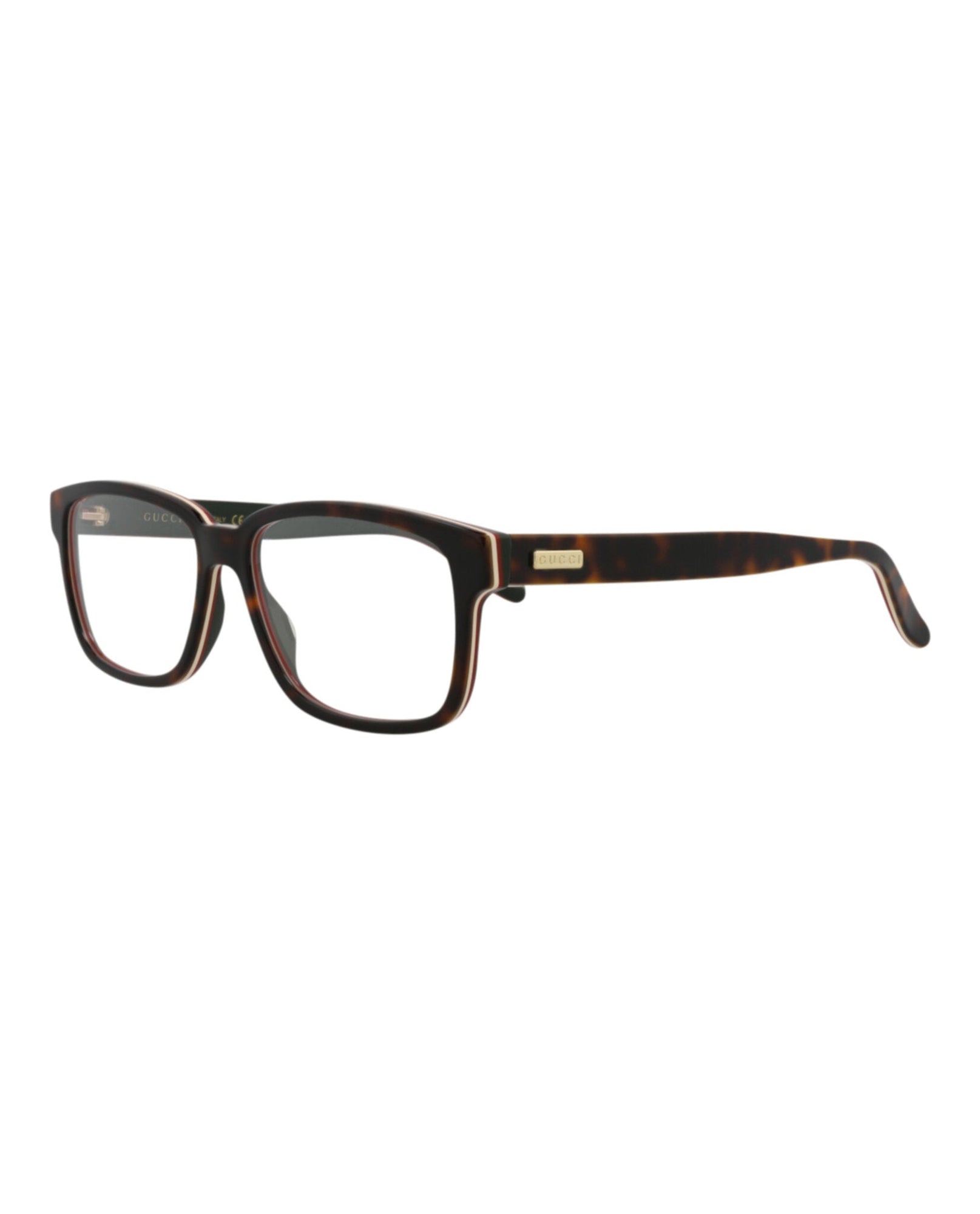 Gucci Square Acetate Optical Frames | Havana