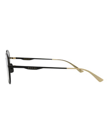 Gucci Round Metal Optical Frames | Black