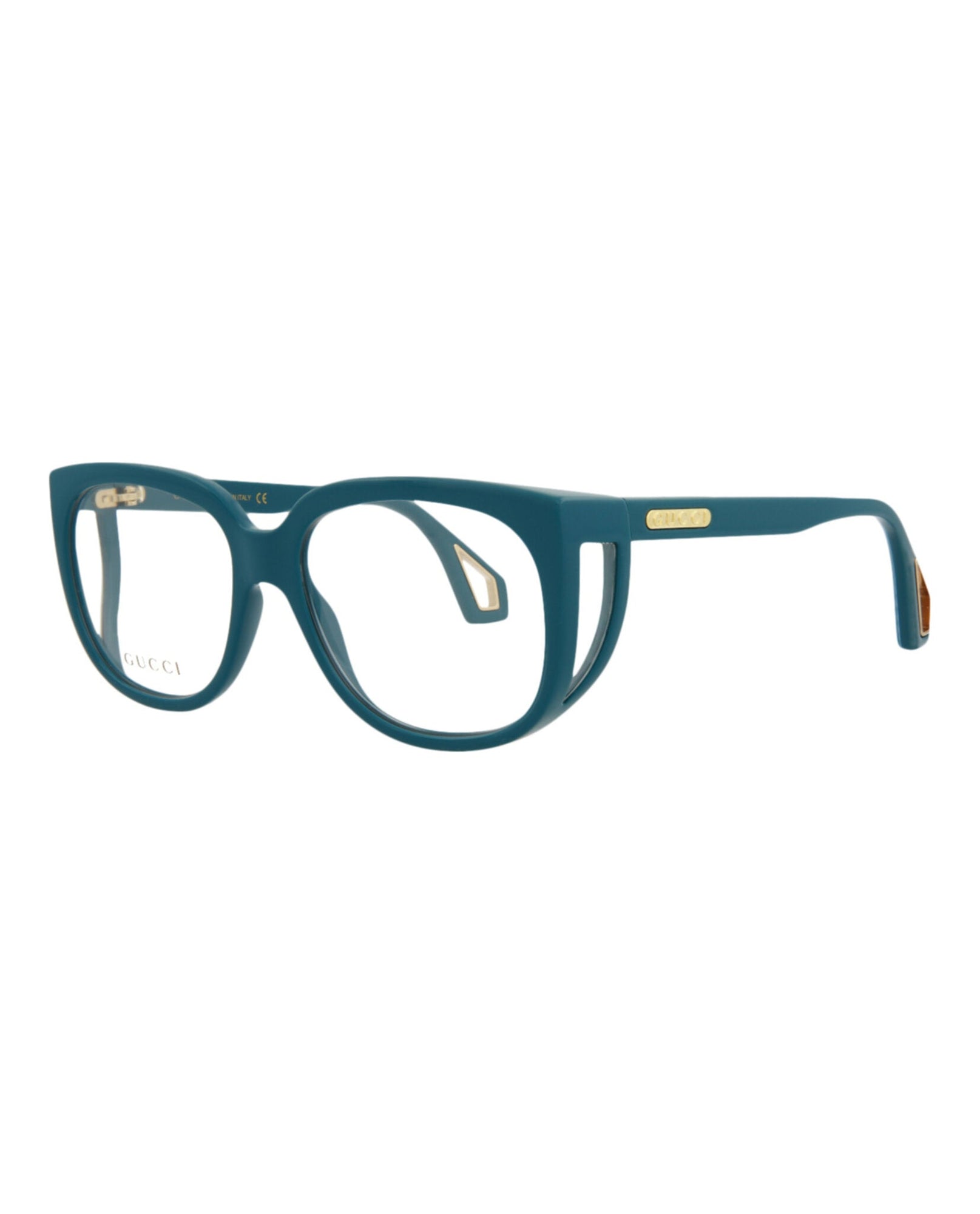 Gucci Square Injection Optical Frames | Blue