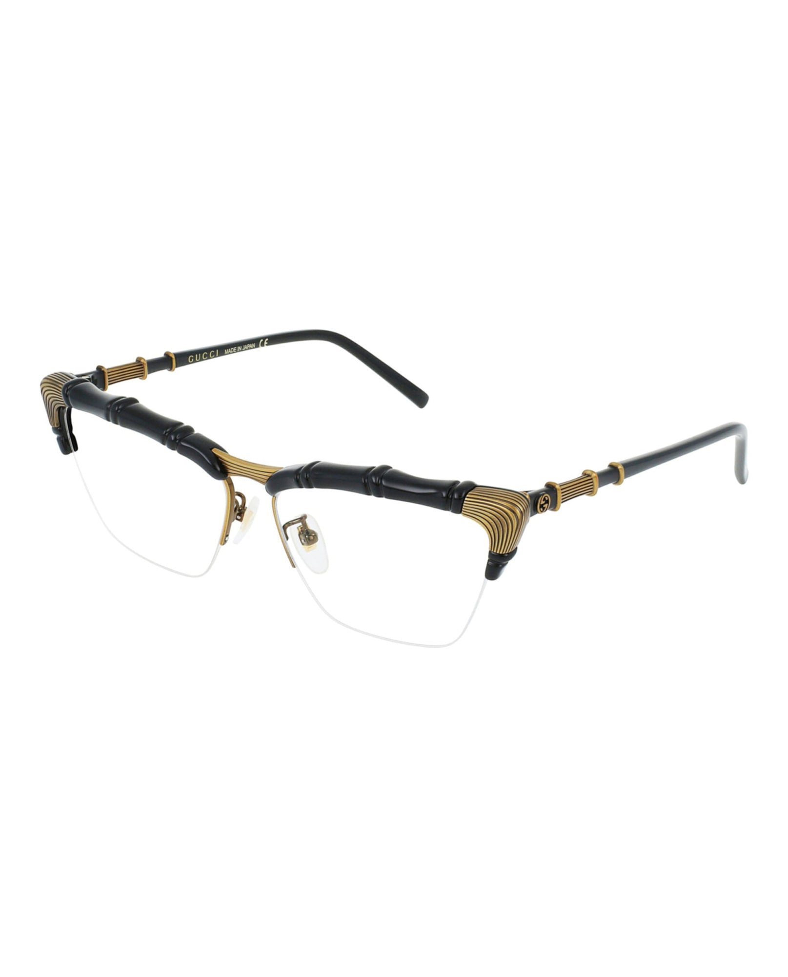 Gucci Cat Eye Injection Optical Frames | Black