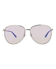 Gucci Aviator Metal Sunglasses | Silver