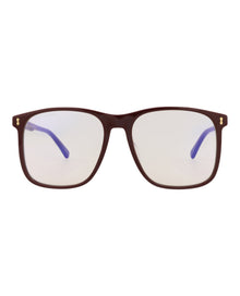 Gucci Square Acetate Sunglasses | Burgundy