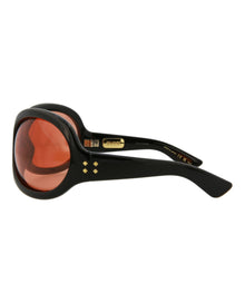 Gucci Shield Injection Sunglasses | Black