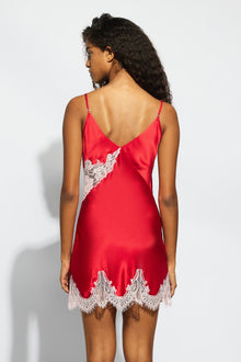 Minx Chemise | Chilli Red With Candy Pink