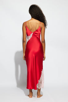 Minx Slip | Chilli Red With Candy Pink