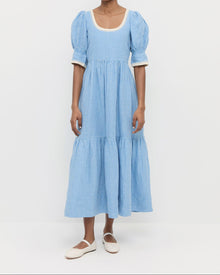 Color: Blue/White Check