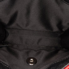 Chanel | Pre-Owned Mini Square Lambskin Graphic Flap Crossbody | Red/BlackBlack