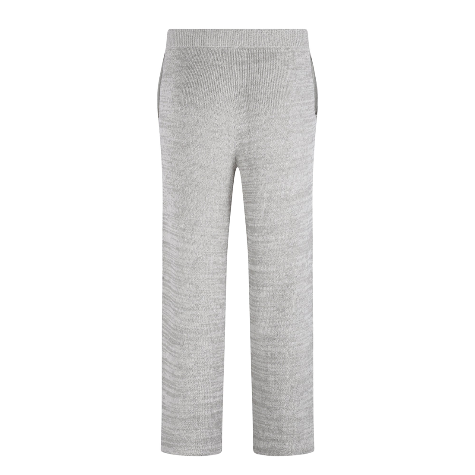 Gray Jersey Knit Pants | Grey