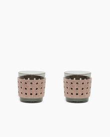 2 Pack | Glas Merino Wool Small Perforated Sleeve | Rose Quartz