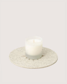 Merino Wool Bauble Trivet | Heather White