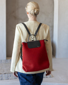 Bedford Merino Wool Backpack | Cherry