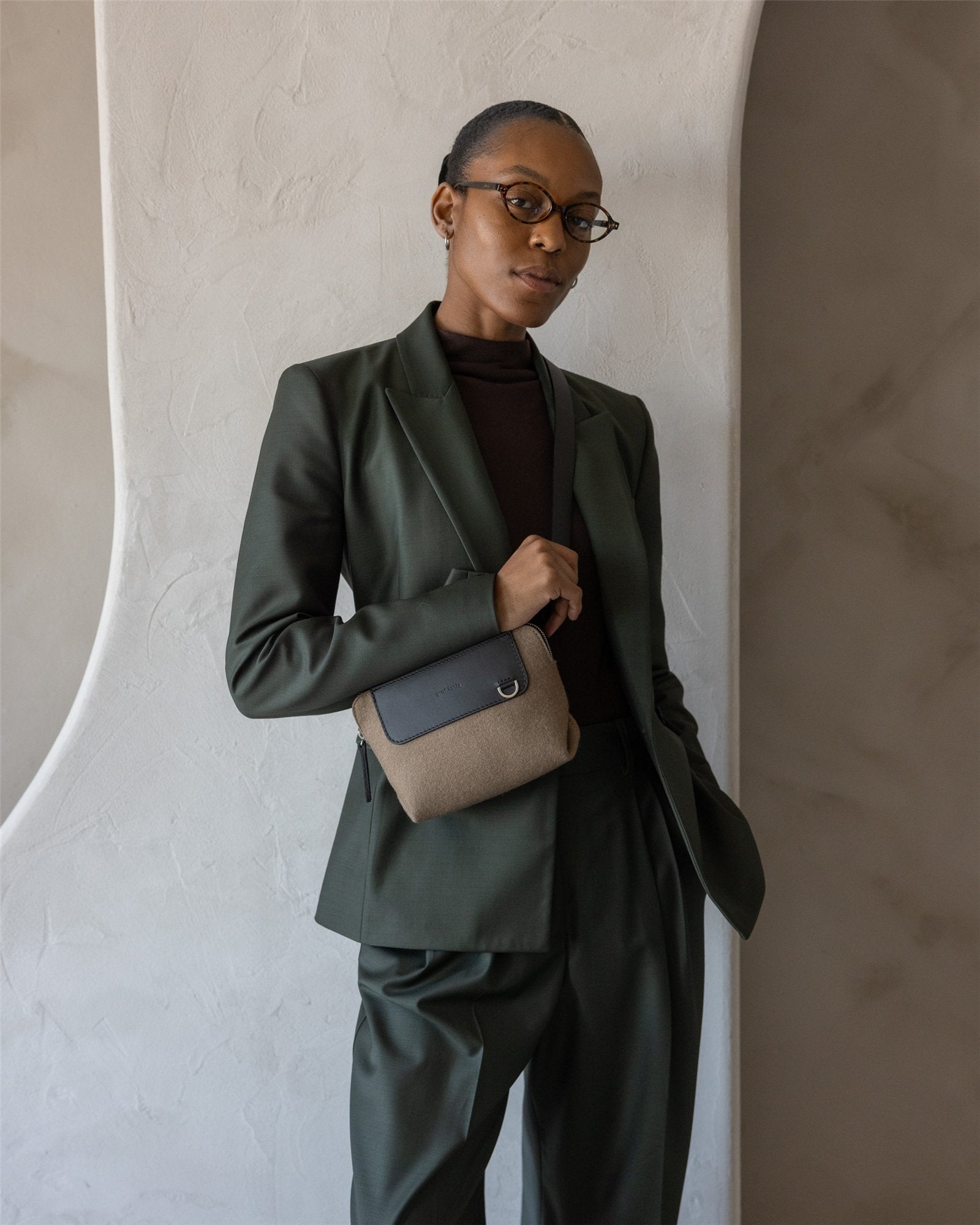 Bedford Merino Wool Belt Bag | Cumin