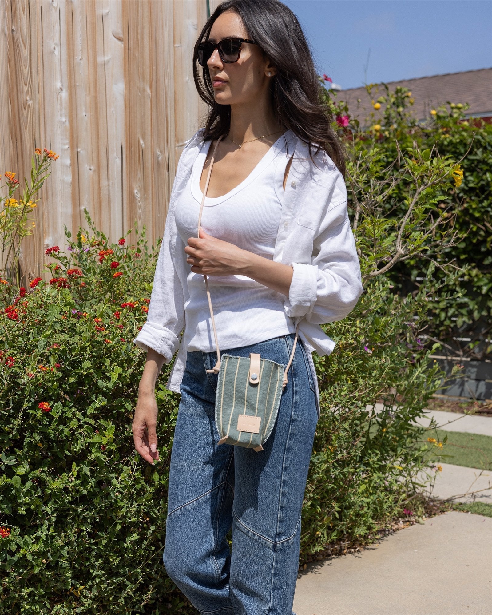 Hana Canvas Phone Crossbody | Coastline