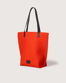 Holiday Hana Merino Wool Tote | Orange
