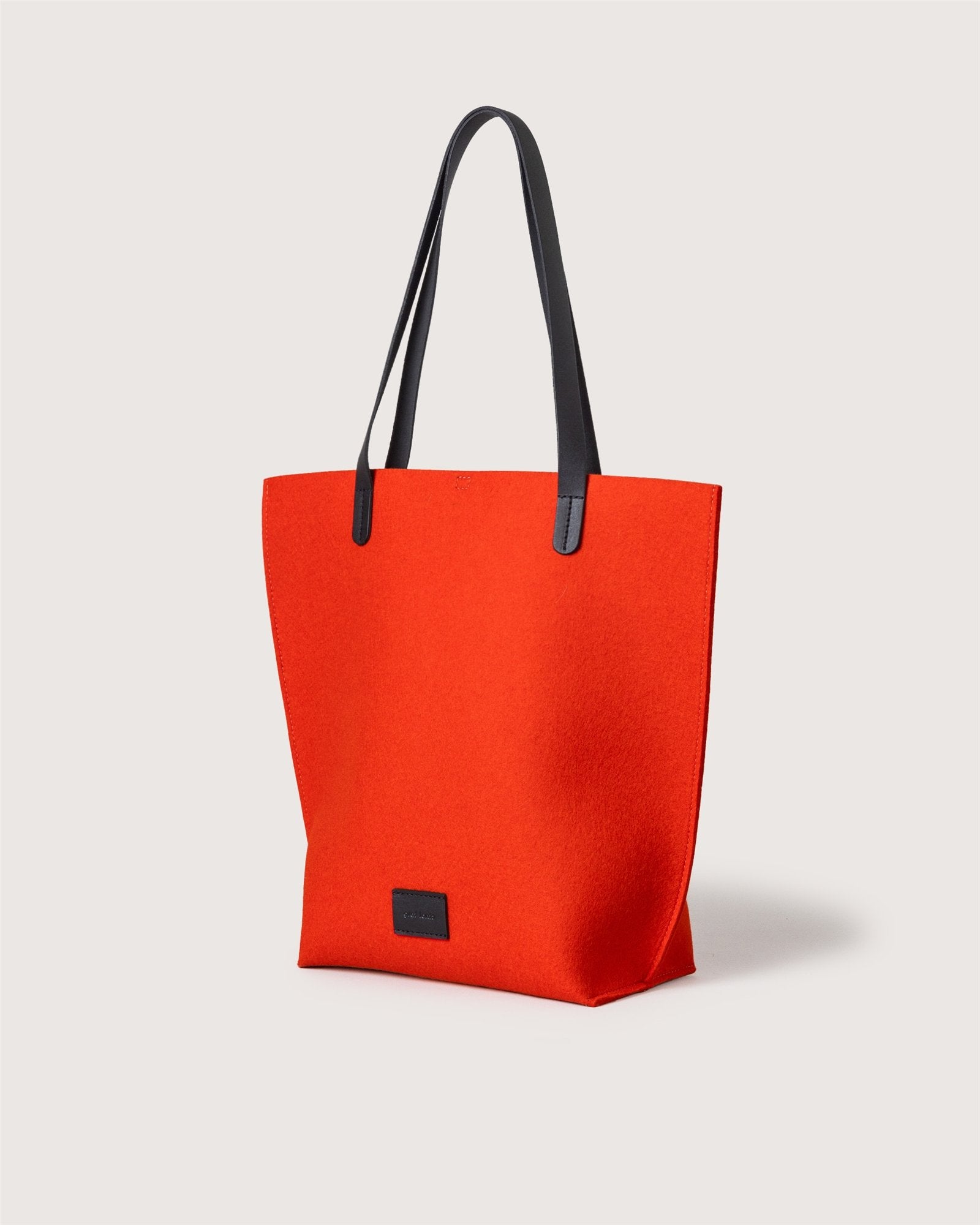 Holiday Hana Merino Wool Tote | Orange