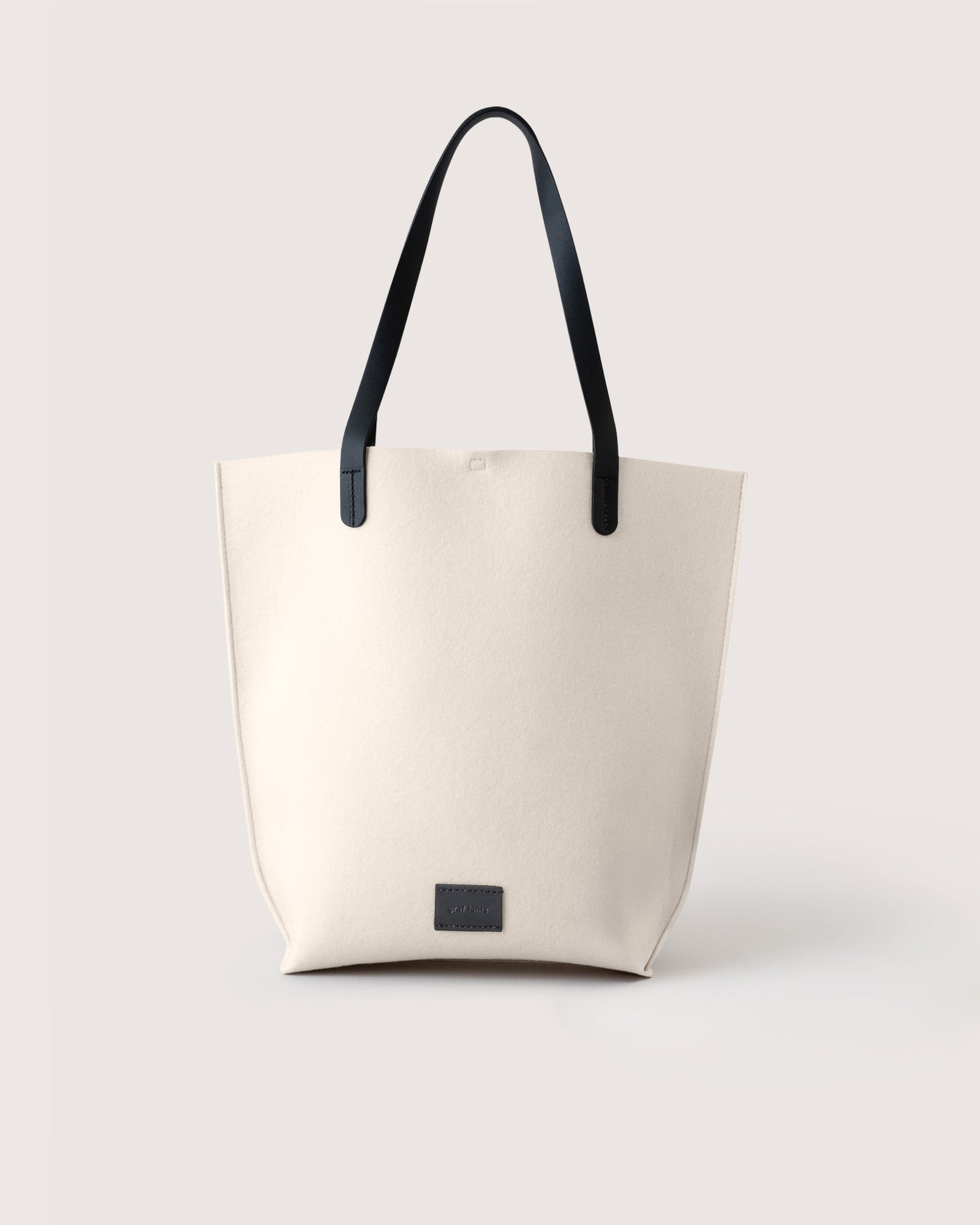 Holiday Hana Merino Wool Tote | White