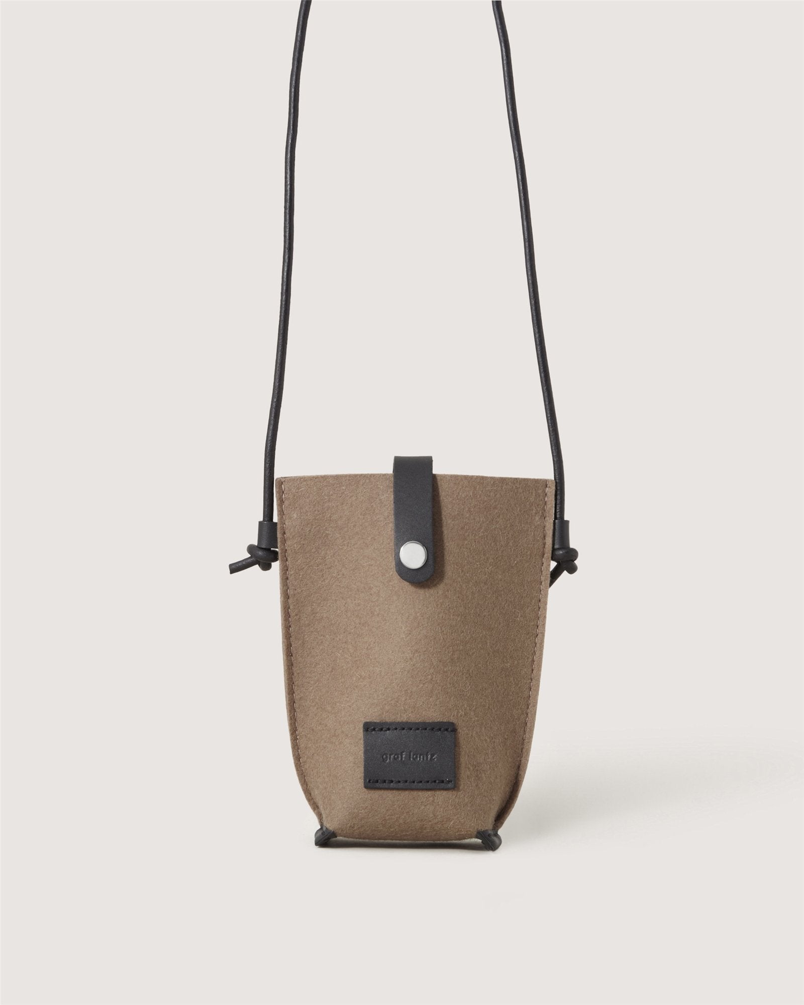 Hana Merino Wool Phone Crossbody | Cumin