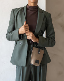 Hana Merino Wool Phone Crossbody | Cumin