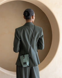 Hana Merino Wool Phone Crossbody | Spruce