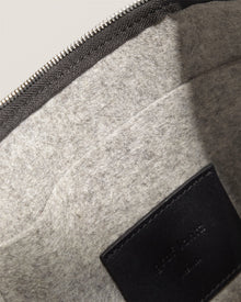 Hana Merino Wool Hobo Bag | Granite