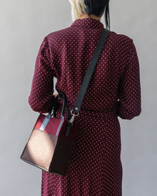 Jaunt Merino Wool Crossbody | Espresso x Burgundy