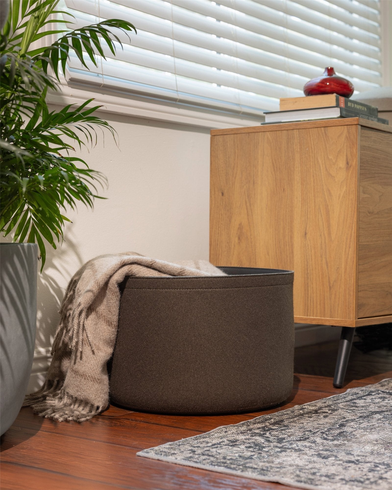 Merino Wool Large Bin | Tobacco