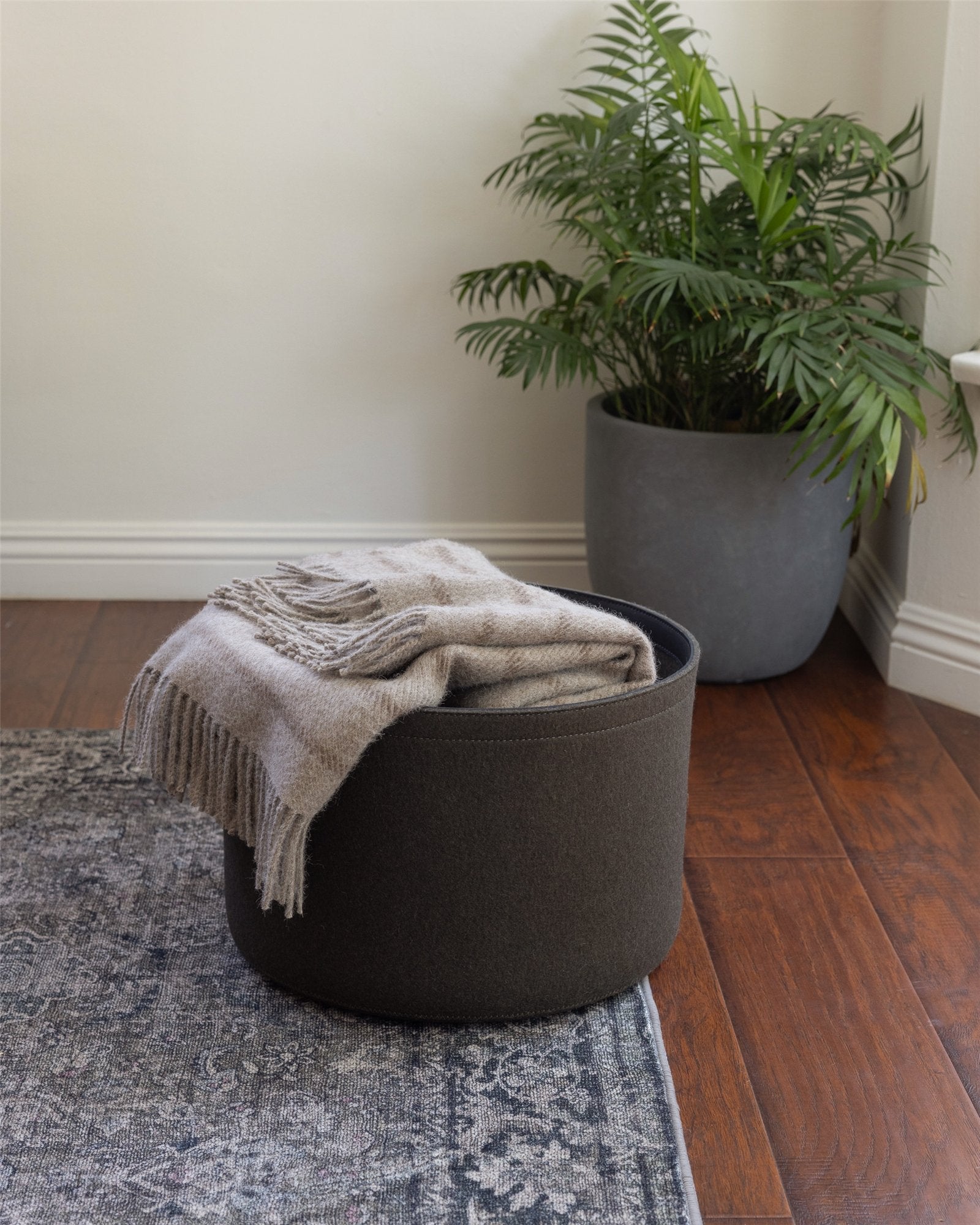 Merino Wool Large Bin | Tobacco