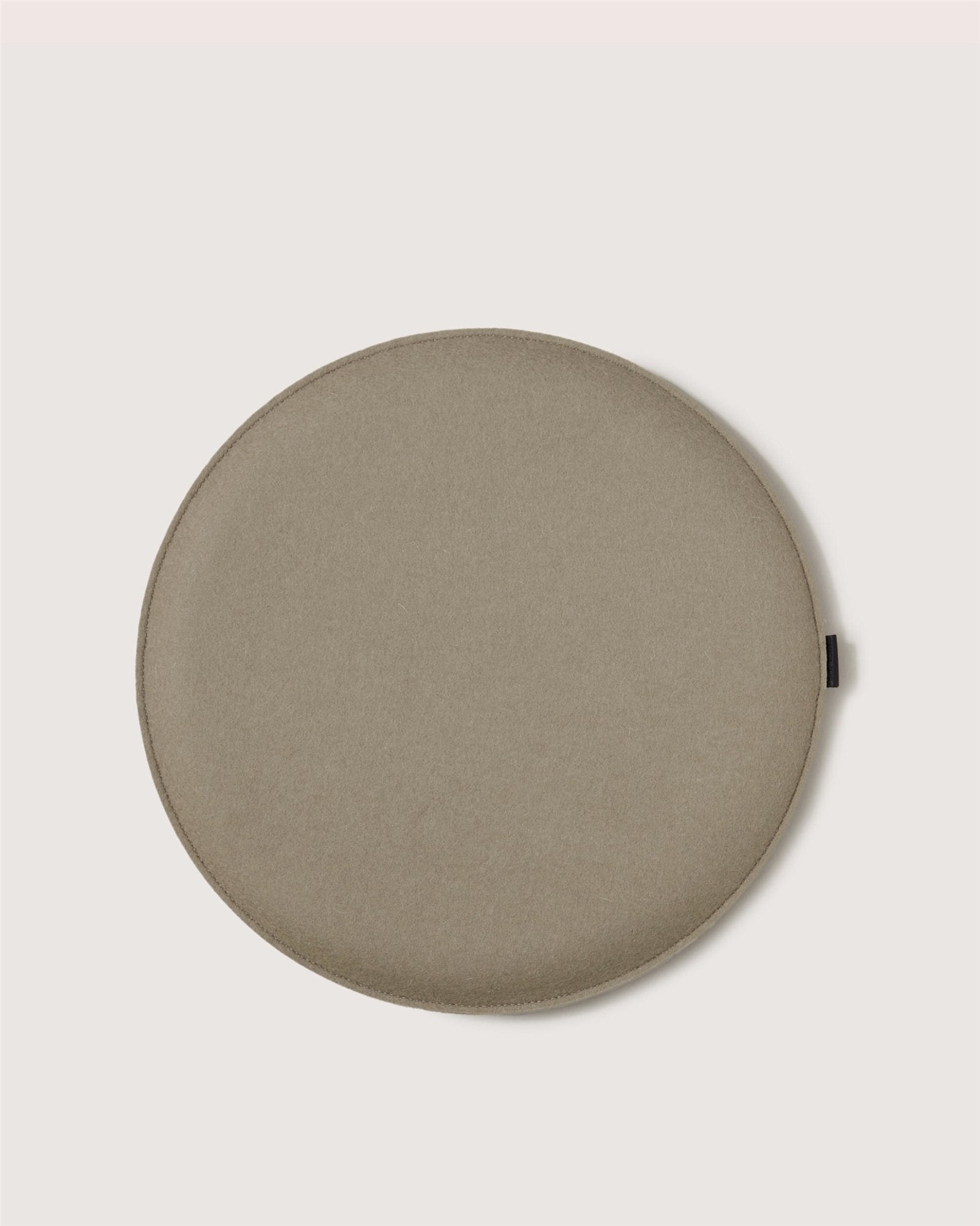 Zabuton Merino Wool Round Seat Cushion | Clay