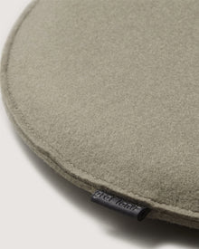 Zabuton Merino Wool Round Seat Cushion | Clay