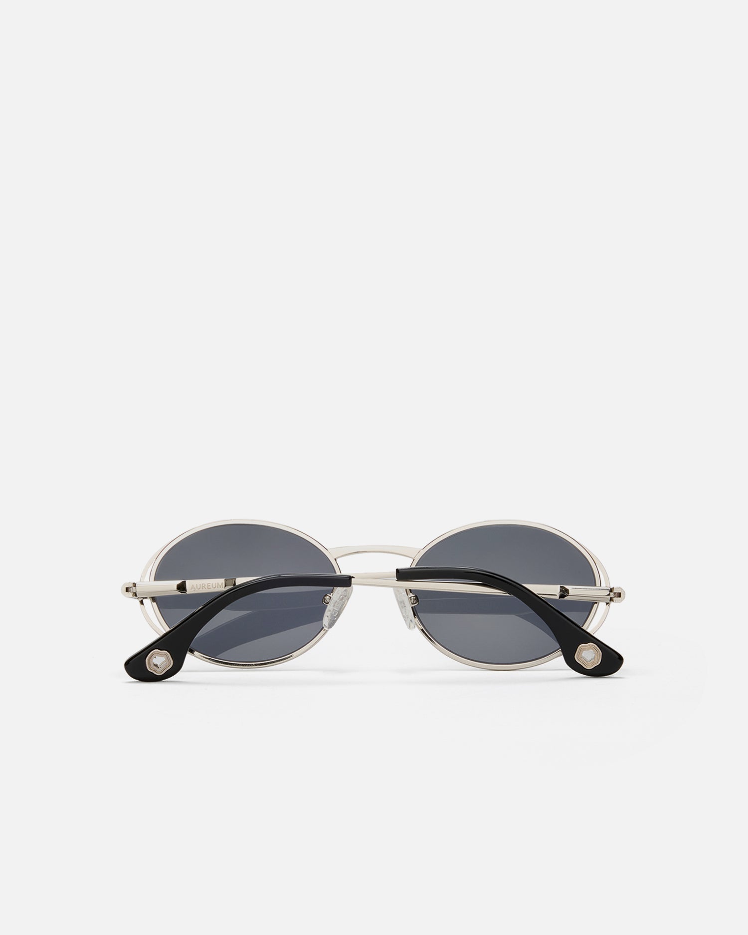 St. Tropez Sunglasses | Silver | Smokey Grey Lens