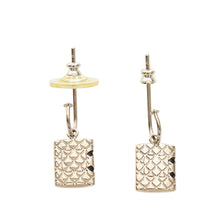 Chanel Pre-Owned Cambon Ligne Pushback Earrings | Women | Silver x Black