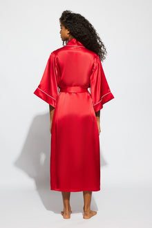 Valentina Robe | Chilli Red With Candy Pink